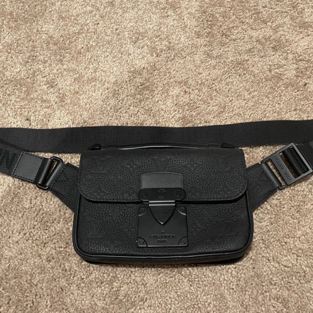 S Lock Sling Bag Monogram Taurillon Leather